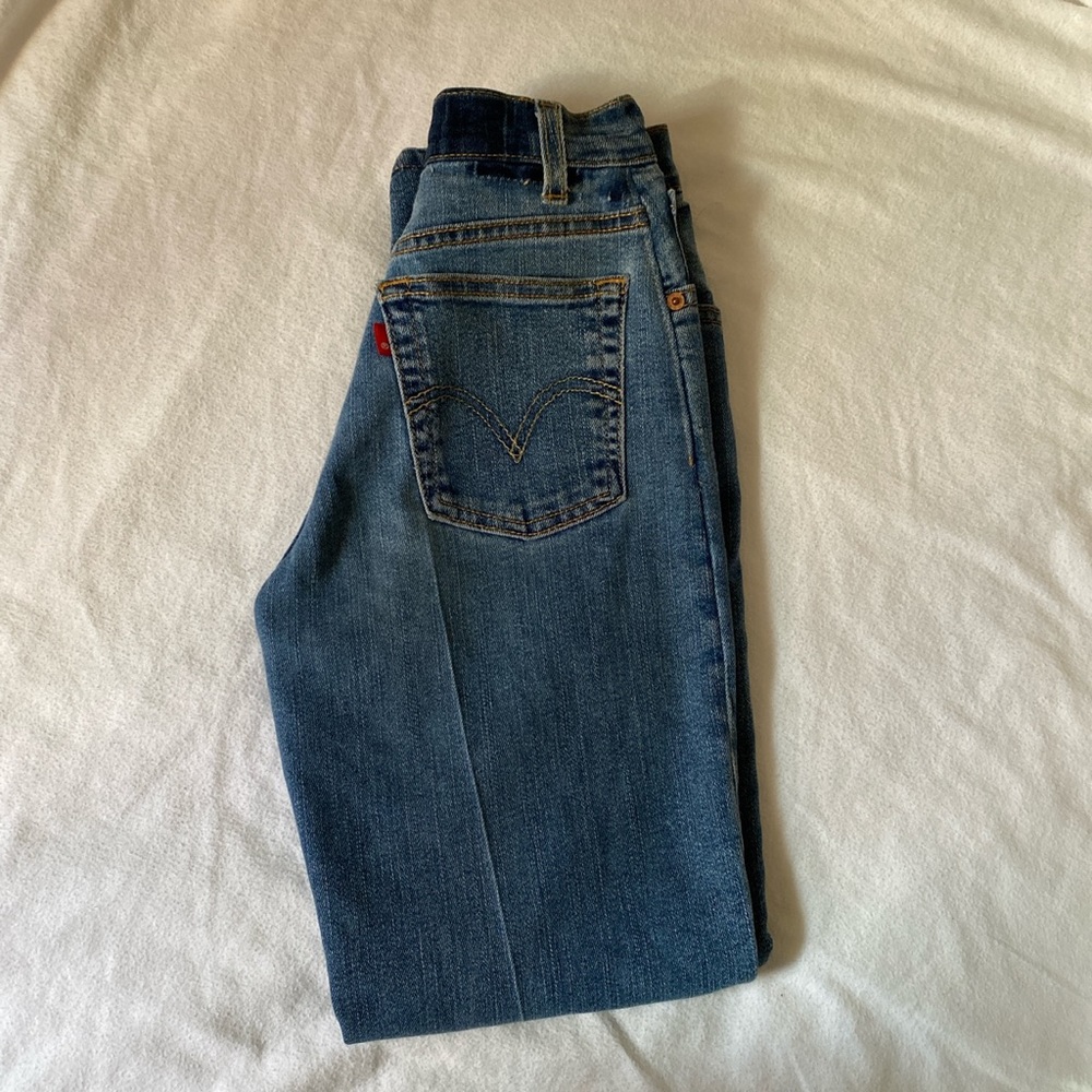 Levi’s 512 vintage wash jeans